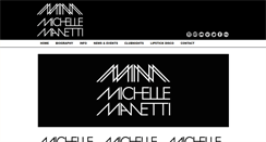 Desktop Screenshot of michellemanetti.com